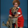 Mollie Hall as Annie w. Sandy in a scene from a touring company of the musical "Annie."