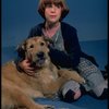 Mollie Hall as Annie w. Sandy in a scene from a touring company of the musical "Annie."