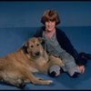 Mollie Hall as Annie w. Sandy in a scene from a touring company of the musical "Annie."