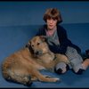 Mollie Hall as Annie w. Sandy in a scene from a touring company of the musical "Annie."
