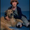 Mollie Hall as Annie w. Sandy in a scene from a touring company of the musical "Annie."