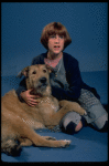 Mollie Hall as Annie w. Sandy in a scene from a touring company of the musical "Annie."