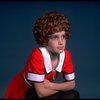 Alyson Kirk as Annie in a scene from the Broadway company of the musical "Annie."