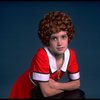 Alyson Kirk as Annie in a scene from the Broadway company of the musical "Annie."