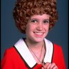 Alyson Kirk as Annie in a scene from the Broadway company of the musical "Annie."