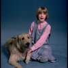 Alyson Kirk as Annie w. Sandy in a scene from the Broadway company of the musical "Annie"