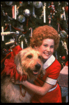 Kathleen Sisk as Annie w. Sandy in a scene from a touring company of the musical "Annie." (Atlanta)