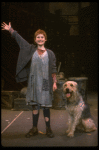 Kathleen Sisk as Annie w. Sandy in a scene from a touring company of the musical "Annie." (Atlanta)