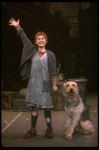 Kathleen Sisk as Annie w. Sandy in a scene from a touring company of the musical "Annie." (Atlanta)
