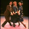 Marcia Lewis as Miss Hannigan w. Robert Fitch as Rooster and Lily in a scene from a touring company of the musical "Annie." (Westbury)