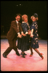 Marcia Lewis as Miss Hannigan w. Robert Fitch as Rooster and Lily in a scene from a touring company of the musical "Annie." (Westbury)
