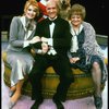 Marcia Lewis as Miss Hannigan w. Annie, Daddy Warbucks, Grace and Sandy in a scene from a touring company of the musical "Annie." (Westbury)