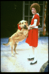 Annie and Sandy in a scene from a touring company of the musical "Annie." (Westbury)