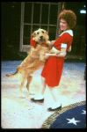 Annie and Sandy in a scene from a touring company of the musical "Annie." (Westbury)