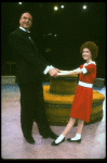 Annie and Daddy Warbucks in a scene from a touring company of the musical "Annie." (Westbury)