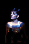 Actress Liza Minnelli in a scene from the Broadway production of the musical "The Act." (New York)