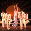 Actress Liza Minnelli, future choreographer Wayne Cilento (2L) and dancers in a scene from the Broadway production of the musical "The Act." (New York)