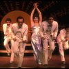 Actress Liza Minnelli, future choreographer Wayne Cilento (2L) and dancers in a scene from the Broadway production of the musical "The Act." (New York)