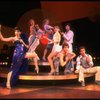 Actress Liza Minnelli, future choreographer Wayne Cilento (3L) and dancers in a scene from the Broadway production of the musical "The Act."