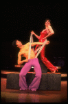 Actress Liza Minnelli and dancer Roger Minami in a scene from the Broadway production of the musical "The Act." (New York)