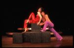 Actress Liza Minnelli and dancer Roger Minami in a scene from the Broadway production of the musical "The Act." (New York)