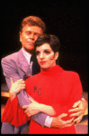 Actors Liza Minnelli and Barry Nelson in a scene from the Broadway production of the musical "The Act." (New York)