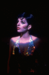 Actress Liza Minnelli in a scene from the Broadway production of the musical "The Act." (New York)