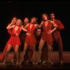 Future choreographer Wayne Cilento (3L) and dancers in a scene from the Broadway production of the musical "The Act." (New York)