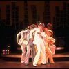 Actress Liza Minnelli, future choreographer Wayne Cilento (3L) and dancers in a scene from the Broadway production of the musical "The Act." (New York)