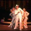 Actress Liza Minnelli, future choreographer Wayne Cilento (3L) and dancers in a scene from the Broadway production of the musical "The Act." (New York)