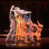 Actress Liza Minnelli and dancers in a scene from the Broadway production of the musical "The Act." (New York)