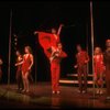 Actress Liza Minnelli and dancers in a scene from the Broadway production of the musical "The Act." (New York)
