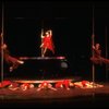 Actress Liza Minnelli and dancers in a scene from the Broadway production of the musical "The Act." (New York)