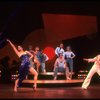 Actress Liza Minnelli, future choreographer Wayne Cilento (3L) and dancers in a scene from the Broadway production of the musical "The Act."