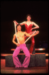 Actress Liza Minnelli and dancer Roger Minami in a scene from the Broadway production of the musical "The Act." (New York)
