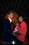 L-R) Actors Barry Nelson and Arnold Soboloff in a scene from the Broadway production of the musical "The Act." (New York)