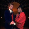 L-R) Actors Barry Nelson and Arnold Soboloff in a scene from the Broadway production of the musical "The Act." (New York)