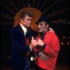 L-R) Actors Barry Nelson and Arnold Soboloff in a scene from the Broadway production of the musical "The Act." (New York)