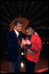 L-R) Actors Barry Nelson and Arnold Soboloff in a scene from the Broadway production of the musical "The Act." (New York)