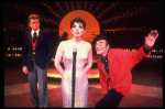 L-R) Actors Barry Nelson, Liza Minnelli and Arnold Soboloff in a scene from the Broadway production of the musical "The Act." (New York)