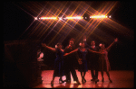 L-R) A. McQueen, K. Page, C. Woodard, A. De Shields and N. Carter in a scene from the Broadway production of the musical "Ain't Misbehavin." (New York)