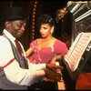 Pianist Frank Owens and Debbie Allen in a scene from the Broadway production of the musical "Ain't Misbehavin'"