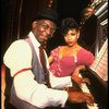 Pianist Frank Owens and Debbie Allen in a scene from the Broadway production of the musical "Ain't Misbehavin'"
