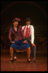 Lonnie McNeil and Adriane Lenox performing "How Ya Baby" in a scene from the Broadway production of the musical "Ain't Misbehavin'." (New York)
