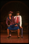 Lonnie McNeil and Adriane Lenox performing "How Ya Baby" in a scene from the Broadway production of the musical "Ain't Misbehavin'." (New York)