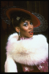 Adriane Lenox performing "Lounging At The Waldorf" in a scene from the Broadway production of the musical "Ain't Misbehavin'." (New York)