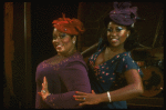 L-R) Roz Ryan and Loretta Bowers performing "Find Out What They Like" in a scene from the Broadway production of the musical "Ain't Misbehavin'." (New York)