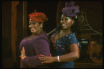 L-R) Roz Ryan and Loretta Bowers performing "Find Out What They Like" in a scene from the Broadway production of the musical "Ain't Misbehavin'." (New York)