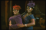 L-R) Roz Ryan and Loretta Bowers performing "Find Out What They Like" in a scene from the Broadway production of the musical "Ain't Misbehavin'." (New York)