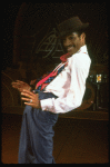 Lonnie McNeil performing "The Viper's Drag" in a scene from the Broadway production of the musical "Ain't Misbehavin'." (New York)
